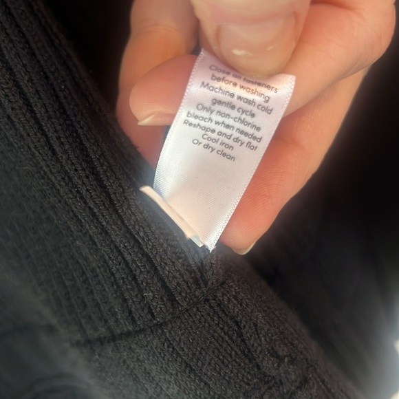 Athleta Black Sweater Jacket - Picture 7 of 8